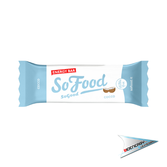 So Food So Good-ENERGY BAR (Conf. 16 barrette da 40 gr)   Cocco  